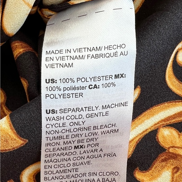 Black and gold tunic blouse - Picture 7 of 7